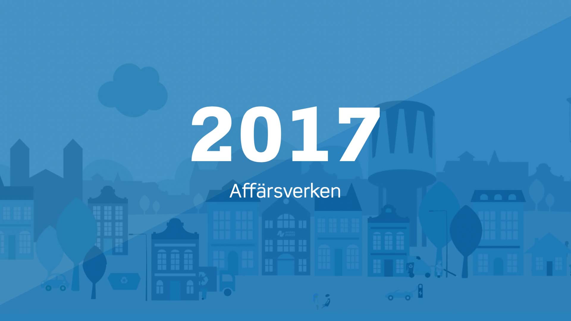 Webbutveckling, tryck, animation, film och fotografering för Affärsverken 2017