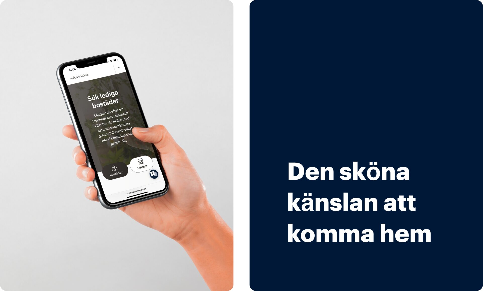 Konceptbild för den sköna känslan att komma hem för Mölndalsbostäder