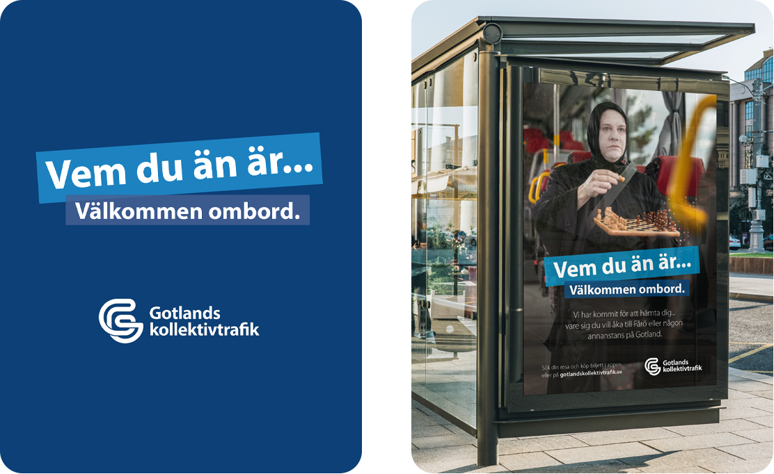 Gotlands Kollektivtrafik - Adshel