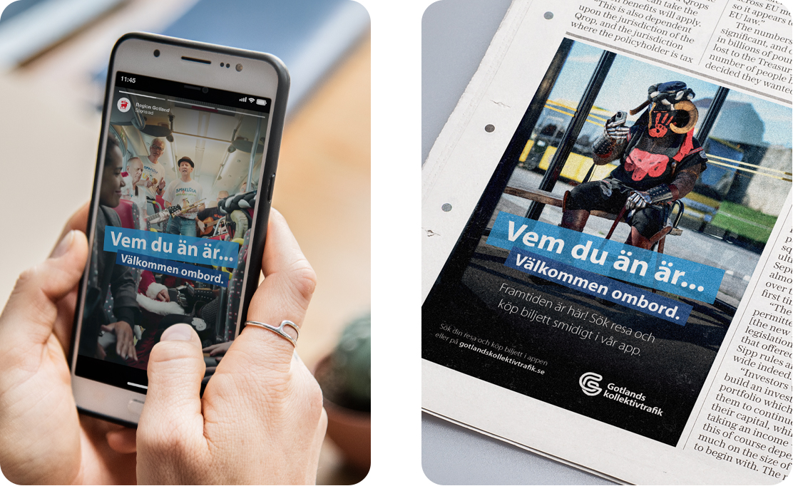 Gotlands Kollektivtrafik - annons