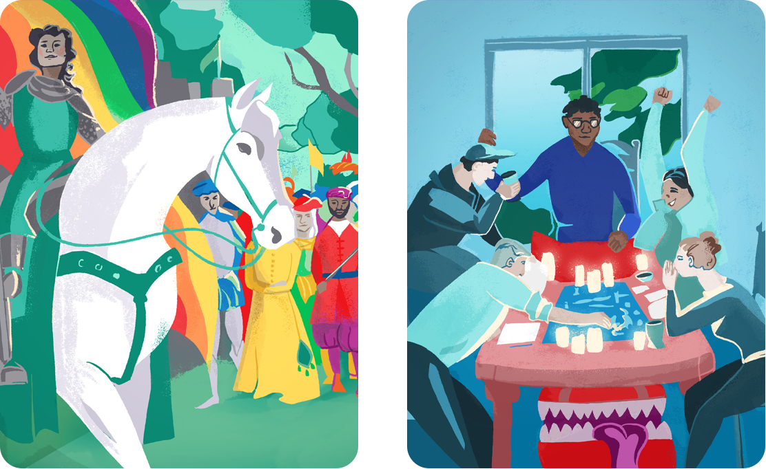 Kulturplan - illustrationer